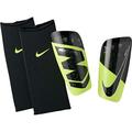 Nike Mercurial Lite Schienbeinschoner, Unisex, Erwachsene, Mehrfarbig (Volt/Black), XL