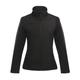 Regatta Professional Women's Octagon II 3 Layer Membrane Softshell (Size - 12 (36"), Black/Black)