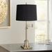 360 Lighting Westbury Black and Brass Adjustable Swing Arm Lamp