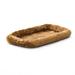 Quiet Time Bolster Cinnamon Dog Bed, 18" L X 12" W, XX-Small, Brown