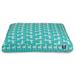 Stretch Turquoise Rectangle Pet Bed, 36" L x 29" W, Medium, Green