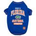 NCAA SEC T-Shirt for Dogs, X-Large, Florida, Multi-Color