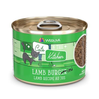 Cats in the Kitchen Originals Lamb Burgini Lamb Recipe Au Jus Wet Cat Food, 6 oz., Case of 24