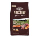 Pristine Grain Free Grass-Fed Beef and Sweet Potato Recipe with Raw Bites Dry Dog Food, 18 lbs.