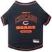 NFL NFC North T-Shirt For Dogs, X-Small, Chicago Bears, Multi-Color
