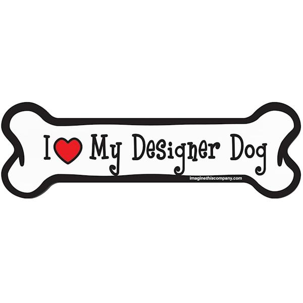 imagine-this-"i-love-my-designer-dog"-bone-car-magnet,-small,-assorted---assorted/
