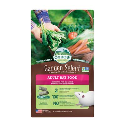 Oxbow Garden Select Fortified Food for Rats, 2.5 lbs.