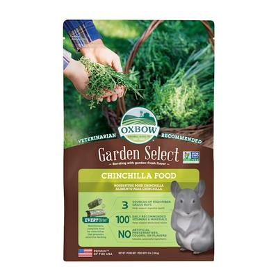 Oxbow Garden Select Fortified Food for Chinchillas, 3 lbs.