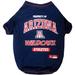 NCAA PAC 12 T-Shirt for Dogs, Medium, Arizona, Multi-Color