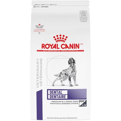 Royal Canin Veterinary Diet Health Nutrition Canine Dental Medium and Large Dog Dry Food, 17.6 lbs.