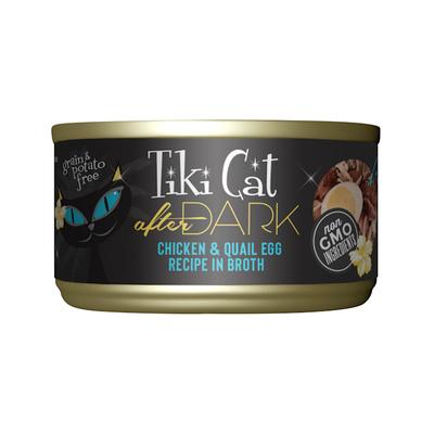 Tiki Cat After Dark Chicken & Quail Wet Cat Food, 2.8 oz., Case of 12