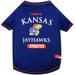 NCAA BIG 12 T-Shirt for Dogs, X-Large, Kansas, Multi-Color