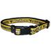 West Virginia Mountaineers NCAA Dog Collar, Large, Yellow