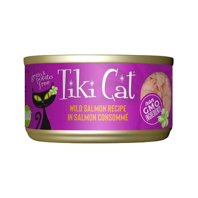 Tiki Cat Hanalei Luau Salmon Wet Cat Food, 2.8 oz., Case of 12