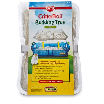 Kaytee CritterTrail Small Animal Habitat Bedding Trays, Pack of 3 trays