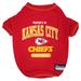 NFL AFC West T-Shirt For Dogs, X-Large, Kansas City Chiefs, Multi-Color