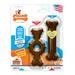 Dura Chew Ring Bone & Puppy Chew Bone Twin Pack Dog Toy, Small, Brown