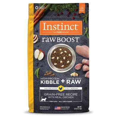 Instinct Raw Boost Grain Free Recipe with Real Chicken Natural Dry Cat Food, 5 lbs.