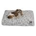 Fusion Gray Rectangle Pet Bed, 27" L x 20" W, Small