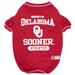 NCAA BIG 12 T-Shirt for Dogs, Large, Oklahoma, Red