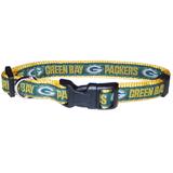 Green Bay Packers NFL Dog Collar, Large, Multi-Color / Multi-Color