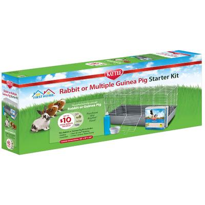 Kaytee My First Home Rabbit or Multiple Guinea Pig Starter Kit, 42" L X 18" W X 20" H