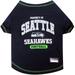 NFL NFC West T-Shirt For Dogs, Large, Seattle Seahawks, Multi-Color