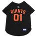 MLB National League West Jersey for Dogs, Large, San Francisco Giants, Black