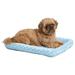Quiet Time Bolster Blue Dog Bed, 24" L X 18" W, Small