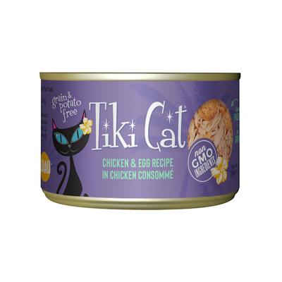 Tiki Cat Koolina Luau Chicken Egg Wet Cat Food, 6 oz., Case of 8