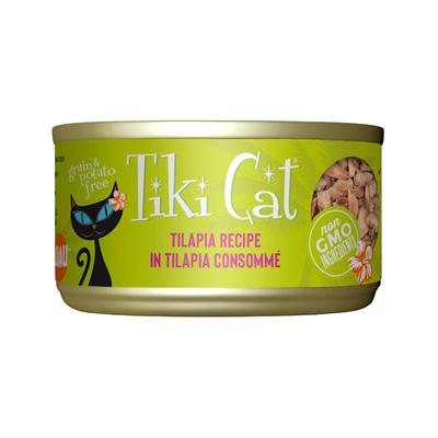 Tiki Cat Luau Tilapia Wet Cat Food, 2.8 oz., Case of 12