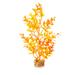 Orange and Yellow Plastic Aquarium Plant, Large, Multi-Color