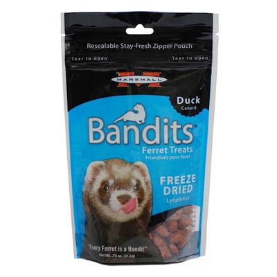 Marshall Ferret Extreme Freeze Dried Duck Flavored Treats, 0.75 oz.