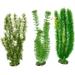 Green Background Plastic Aquarium Plant, X-Large