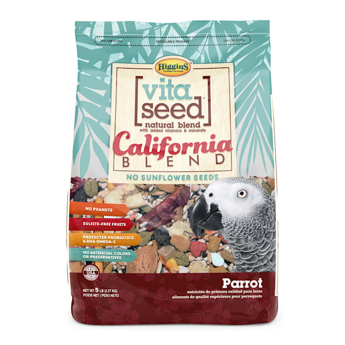 Higgins Vita Seed California Blend for Parrots, 5 lb