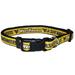 West Virginia Mountaineers NCAA Dog Collar, Medium, Yellow