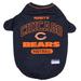 NFL NFC North T-Shirt For Dogs, X-Large, Chicago Bears, Multi-Color