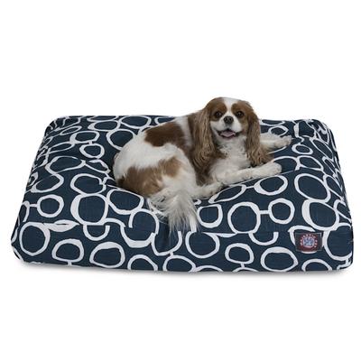 Majestic Pet Fusion Navy Rectangle Pet Bed, 50" L x 42" W