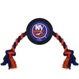 New York Islanders Hockey Puck Toy for Dogs, X-Large, Multi-Color