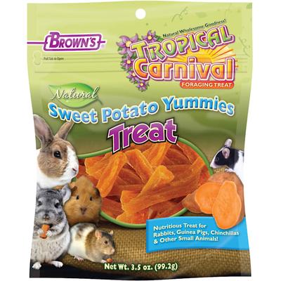 Brown's Tropical Carnival Natural Sweet Potato Yummies Treat, 3.5 oz.