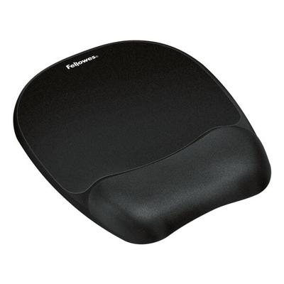 Fellowes Mauspad mit Handgelenkauflage schwarz, 20.16x2.54x23.5 cm