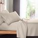 Clara Clark Setaluna Premier Sheet Set Microfiber/Polyester/Silk/Satin in White | Twin | Wayfair wafair_satlun_sht_twin-cream