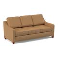 Edgecombe Furniture Clark 82" Square Arm Sofa w/ Reversible Cushions Polyester in Red/Brown | 34 H x 82 W x 36.5 D in | Wayfair 13690PDILLUG03