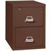 FireKing Fireproof 2-Drawer Vertical File Cabinet Metal/Steel in Brown | 27.75 H x 17.75 W x 31.5625 D in | Wayfair 2-1831-C (brown) (w/ 3006 Lock)