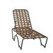 Tropitone Kahana 79" Long Reclining Single Chaise Lounge Metal in Gray | 39.5 H x 27 W x 79 D in | Outdoor Furniture | Wayfair 260532_GPH_SHL