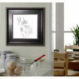 Rayne Mirrors Wall Mounted Dry Erase Board Wood/Manufactured Wood in Black/Brown | 38.25 H x 20.25 W x 2 D in | Wayfair W08/1230