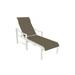 Tropitone Kenzo Reclining Chaise Lounge Metal in White | 46 H x 29 W x 80.5 D in | Outdoor Furniture | Wayfair 381532_SHL_Cape Cove