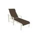 Tropitone Kenzo Reclining Chaise Lounge Metal in White | 46 H x 29 W x 80.5 D in | Outdoor Furniture | Wayfair 381532_PMT_Mia II