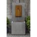 Campania International MC Series Concrete Fountain | 60 H x 25 W x 17.5 D in | Wayfair FT-331/CP-BR