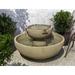 Campania International Concrete Small Del Rey Fountain | 23 H x 36 W x 36 D in | Wayfair FT-317-GS